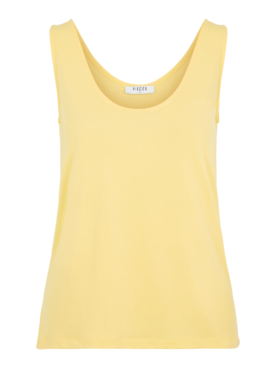 PCKAMALA Tank top - lemon drop